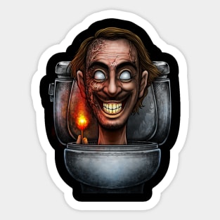 Horror toilet Monster #24 Sticker